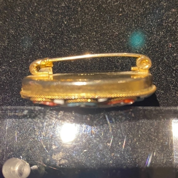 ITALIAN MICRO MOSAIC BROOCH - Picture 8 of 8